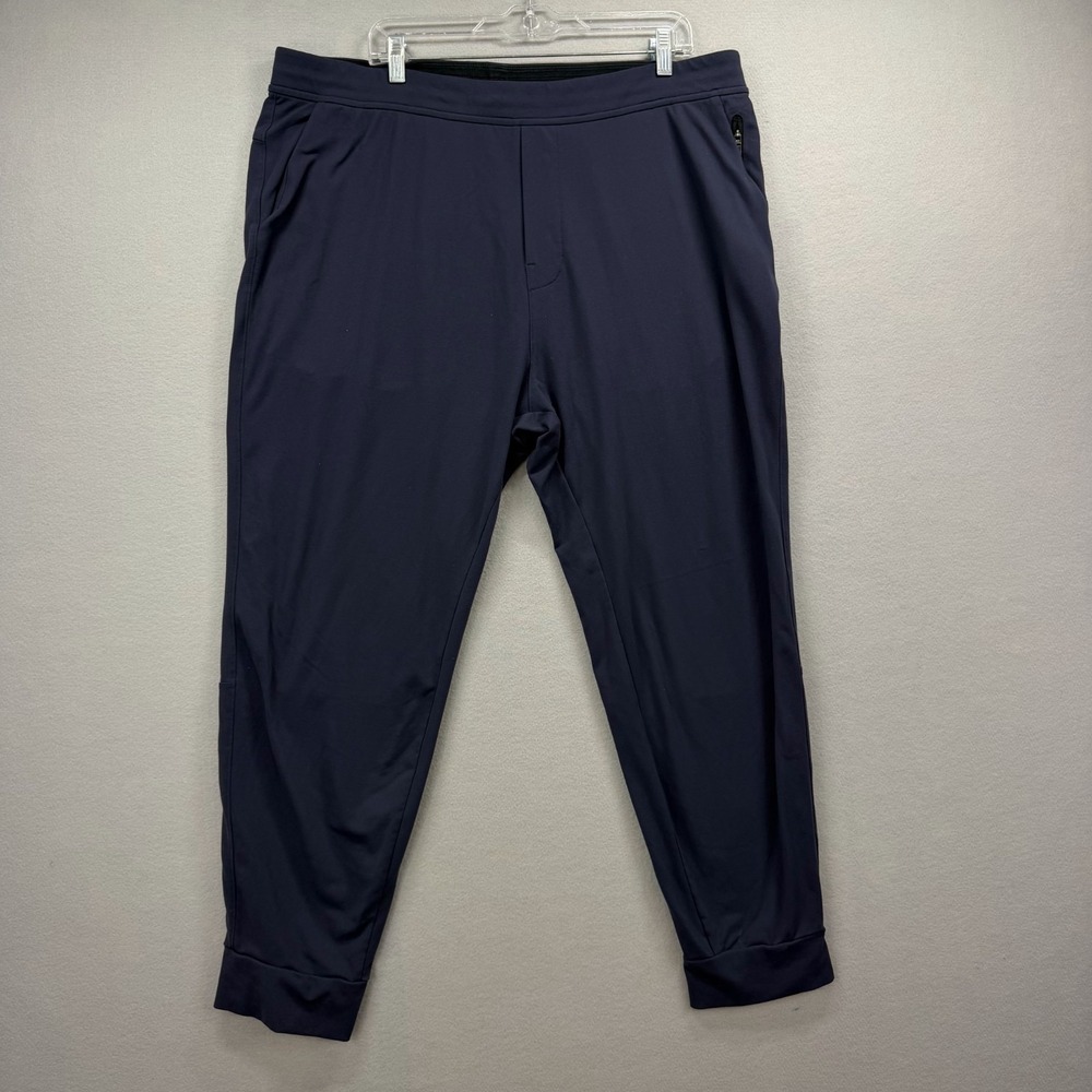 Public Rec Stadium Joggers‎ Pants Mens 40x30 Navy Blue Tapered Active Drawstring